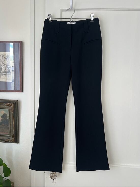 Altuzarra Pants - Altuzarra Black Bootcut Dress Trousers